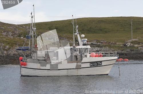 Image of White boat