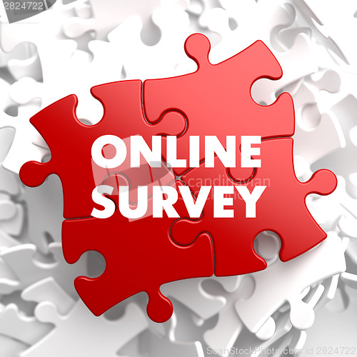 Image of Online Survey on Red Puzzle.