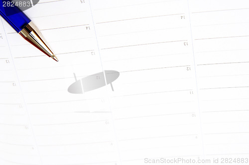 Image of Color pencil and agenda