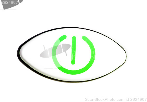 Image of Power button.