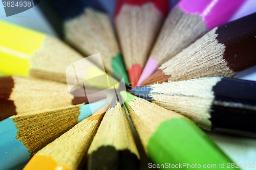 Image of Close-up pencil.