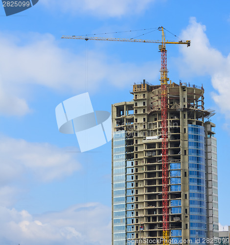 Image of Modern Building Under Construction