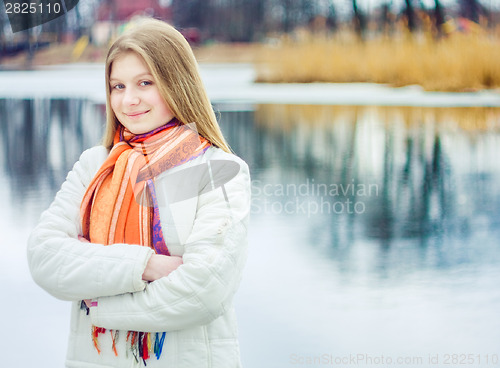 Image of The Girl In A Orange Scarf