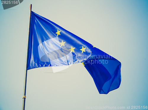 Image of Retro look Flag of Europe