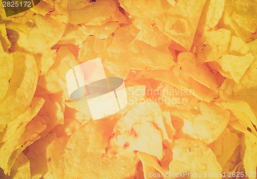 Image of Retro look Potato chips crisps