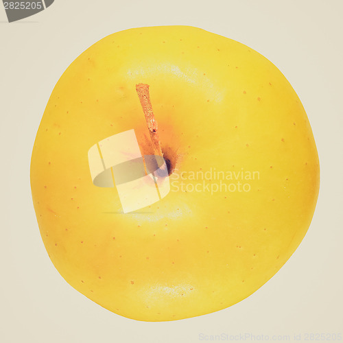 Image of Retro look Yellow Apple