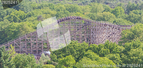 Image of View on a rollercoaster