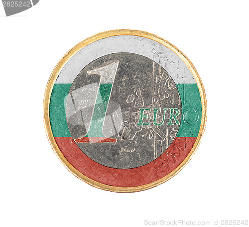Image of Euro coin, 1 euro