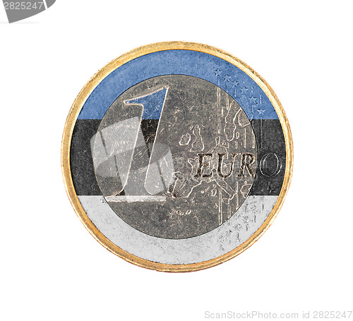 Image of Euro coin, 1 euro