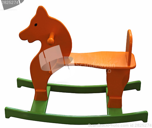 Image of Childrens wooden horse