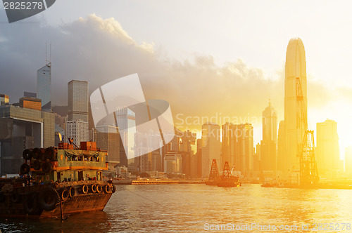 Image of hong kong sunset 