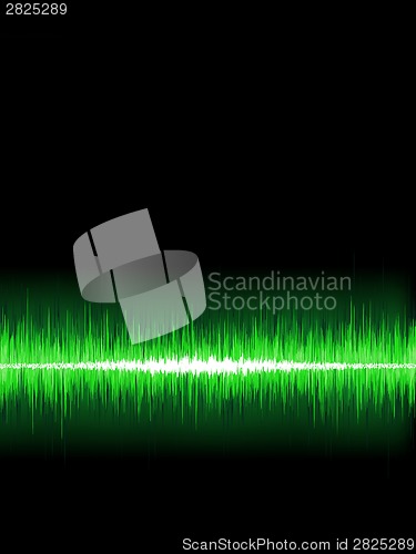 Image of Abstract burn waveform. EPS 8