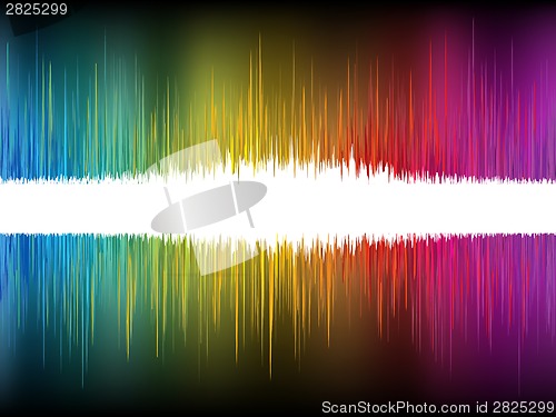 Image of Equalizer Abstract Sound Waves. EPS 8