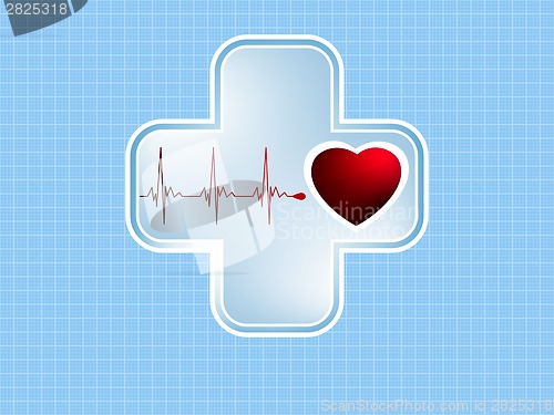 Image of ECG Electrocardiogram. EPS 8