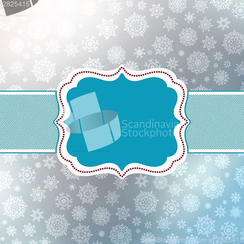 Image of Retro Christmas Card Template. EPS 8
