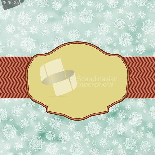 Image of Blue vintage christmas background. EPS 8