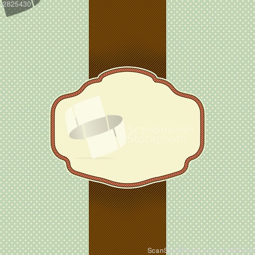 Image of Vintage card design. EPS 8