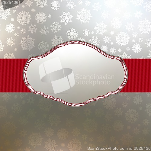 Image of Retro Christmas Card Template. EPS 8