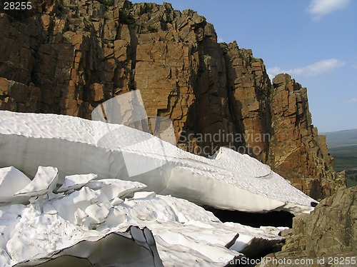 Image of Snowfield in the mountains