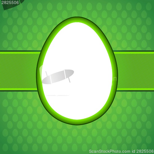 Image of Easter egg card. EPS 8