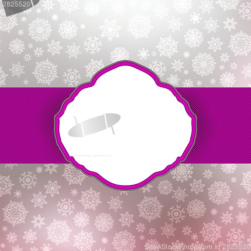 Image of Retro Christmas Card Template. EPS 8