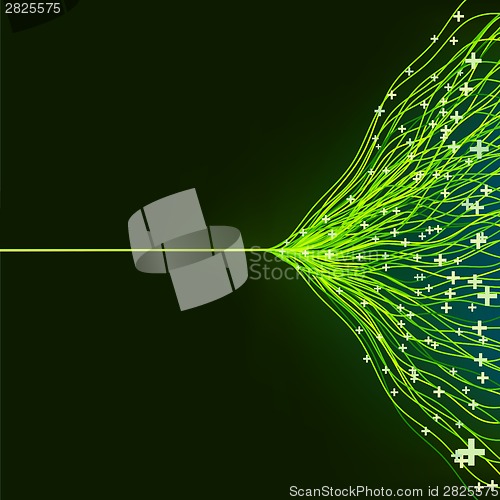 Image of Abstract green energy design. EPS8