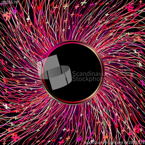 Image of Abstract color laser beams for you design. EPS 8