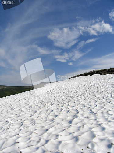 Image of Snowfield in the mountains