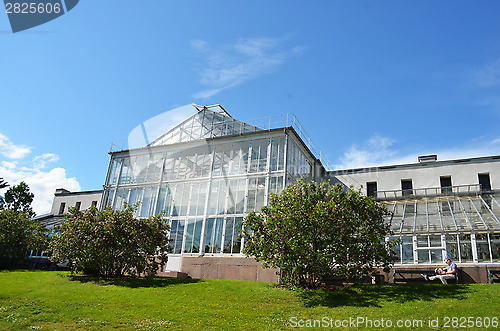 Image of Greenhouses at the University Botanical Garden in 