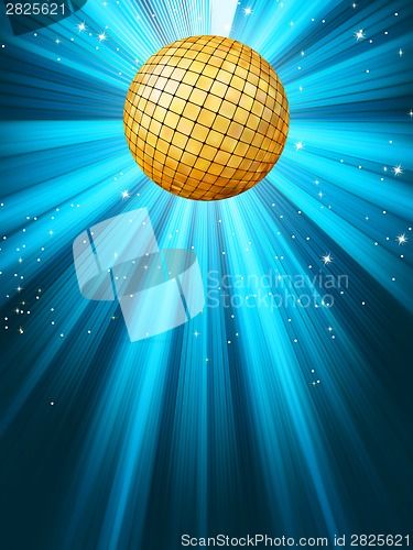 Image of Abstract disco party lights background. EPS 8