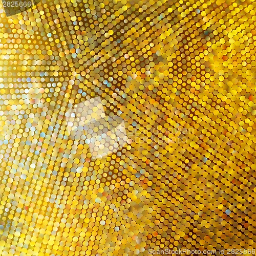 Image of Golden mosaic. Abstract background. EPS 8