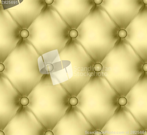 Image of Luxury buttoned leather pattern. EPS 8