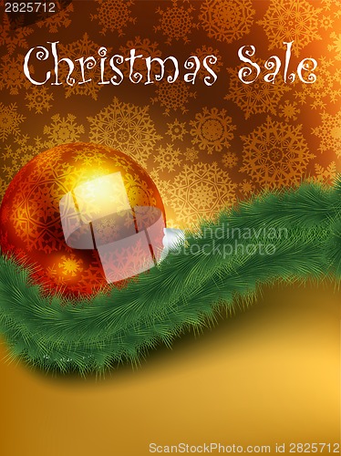 Image of Christmas sale card templates. EPS 8