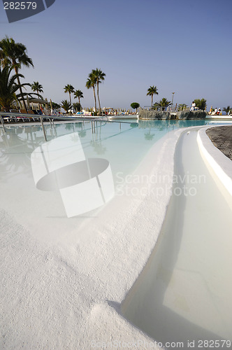 Image of Pool and blue sky