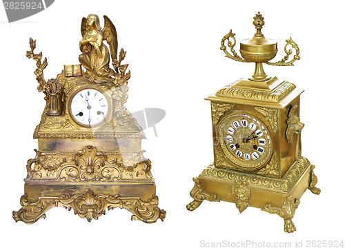 Image of Antique table clocks