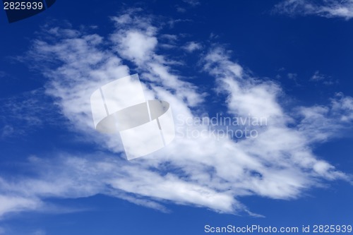 Image of Blue sky with clouds