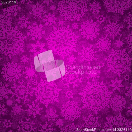 Image of Seamless deep purple christmas pattern. EPS 8