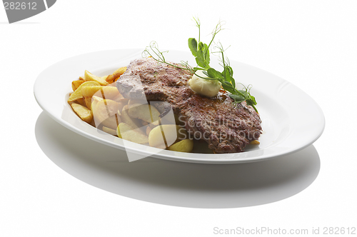Image of Steak on the plate