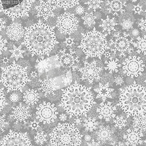 Image of Light silver abstract Christmas background. EPS 8