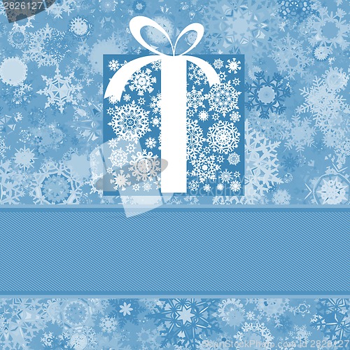 Image of Christmas card template . EPS 8