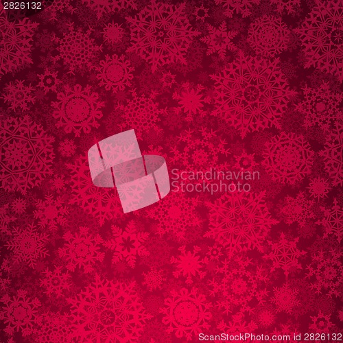 Image of Seamless deep red christmas texture pattern. EPS 8