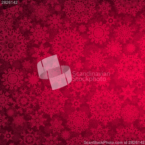 Image of Seamless deep red christmas texture pattern. EPS 8