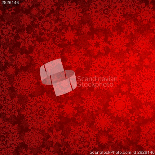 Image of Seamless deep red christmas texture pattern. EPS 8
