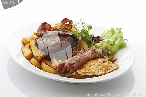 Image of Meat on the plate