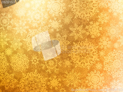 Image of Christmas background with snowflakes. EPS 8