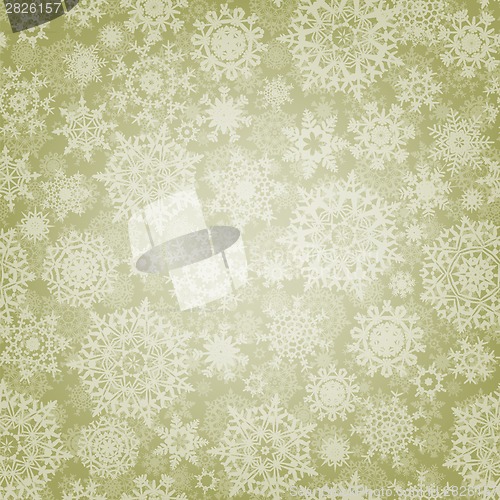 Image of Vector snowflake christmas background. EPS 8