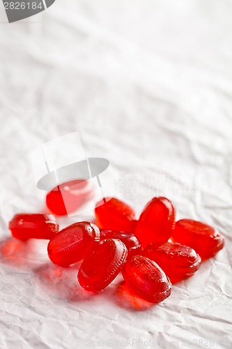 Image of heap of red candies
