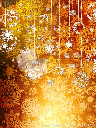 Image of Christmas background template. EPS 10