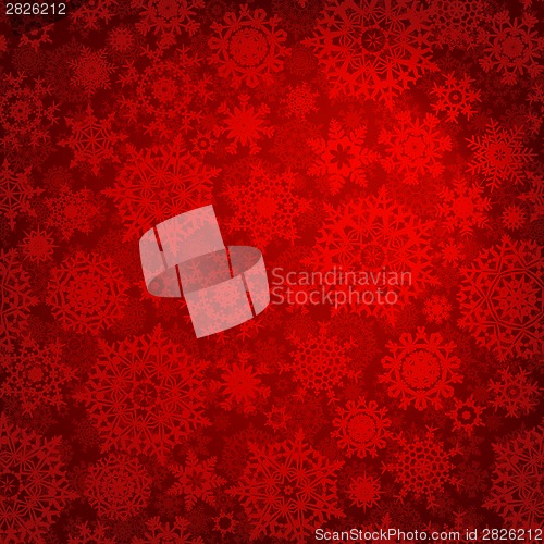 Image of Seamless deep red christmas texture pattern. EPS 8
