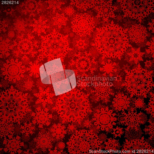 Image of Seamless deep red christmas texture pattern. EPS 8